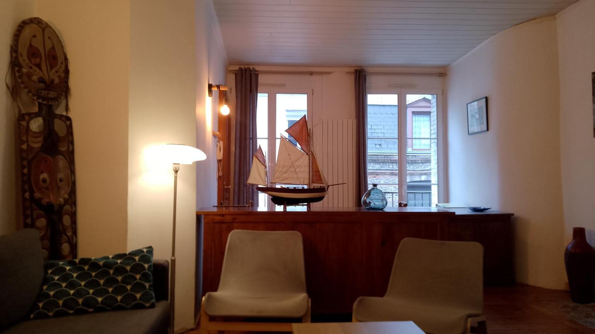Loft En Duplex Avec Vue Sur Plage Et Chenal Dieppe Exterior foto